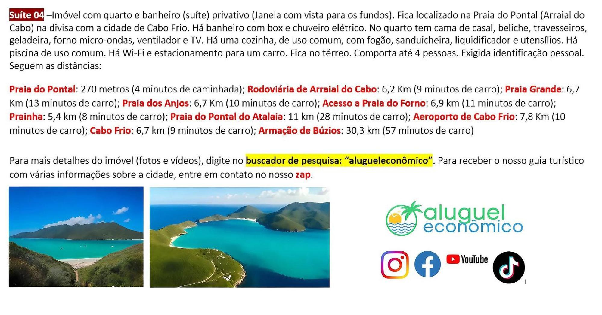 Arraial Do Cabo - Subuai Village - Aluguel Economico Esterno foto