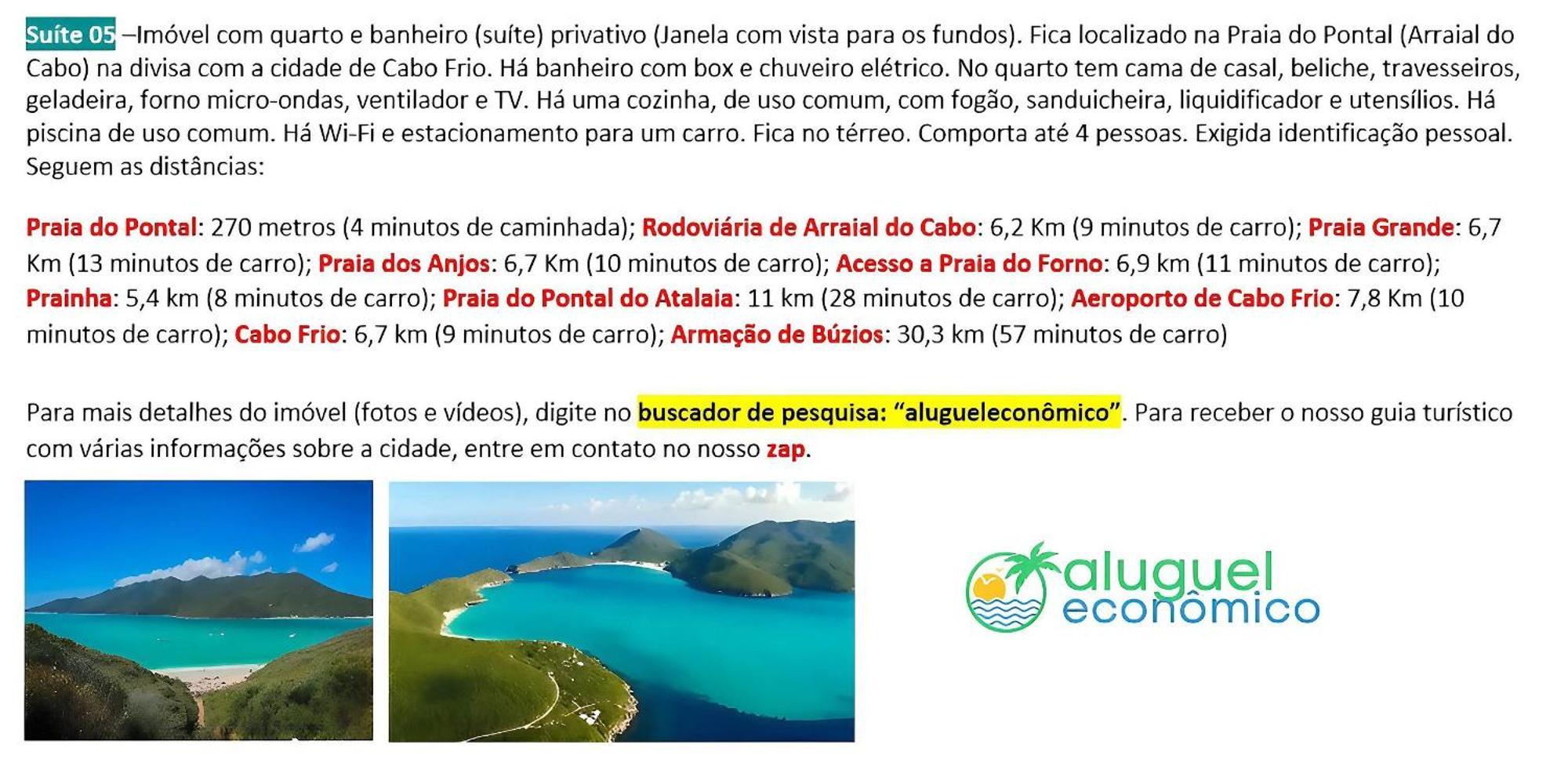 Arraial Do Cabo - Subuai Village - Aluguel Economico Esterno foto