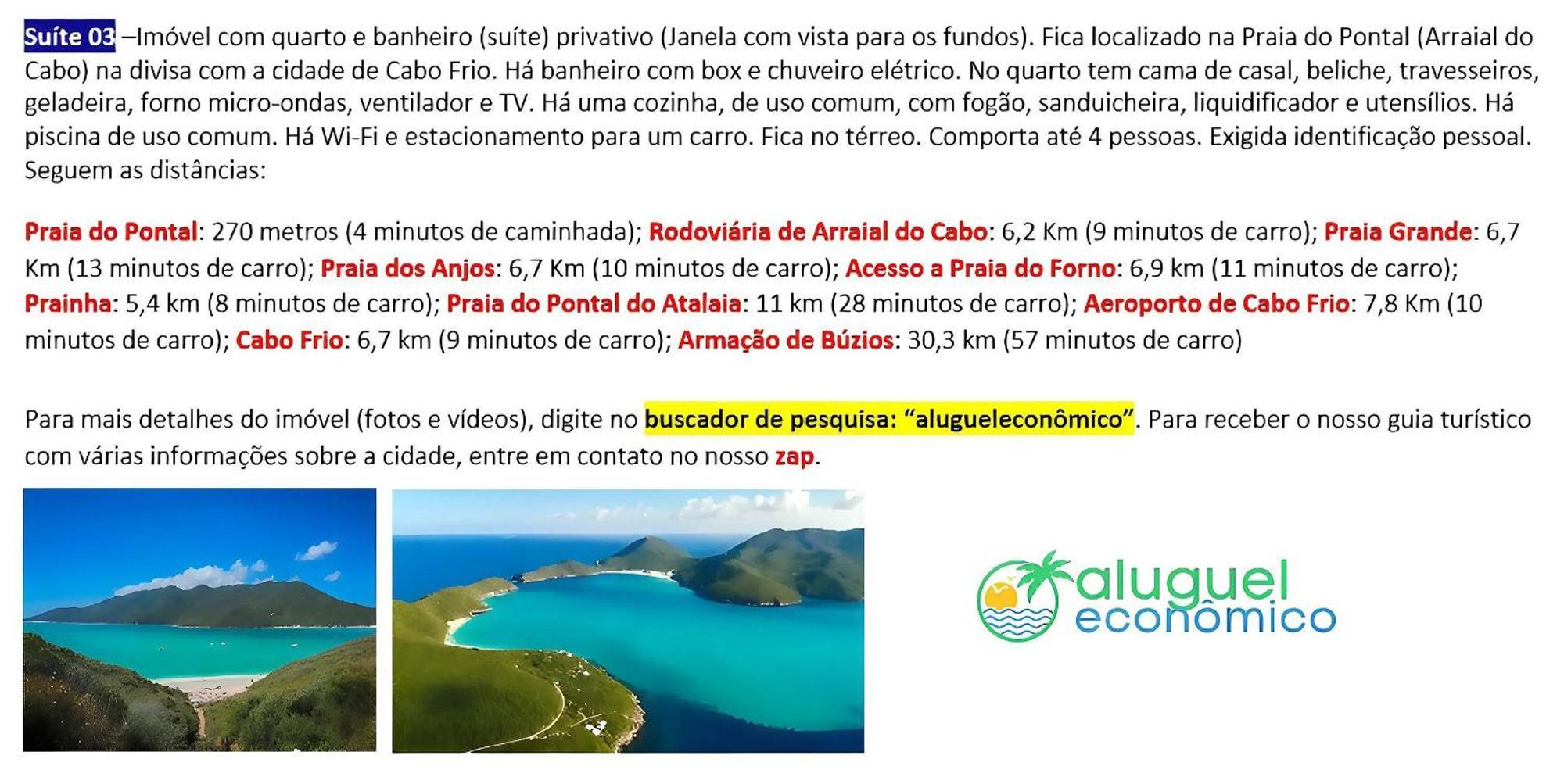 Arraial Do Cabo - Subuai Village - Aluguel Economico Esterno foto